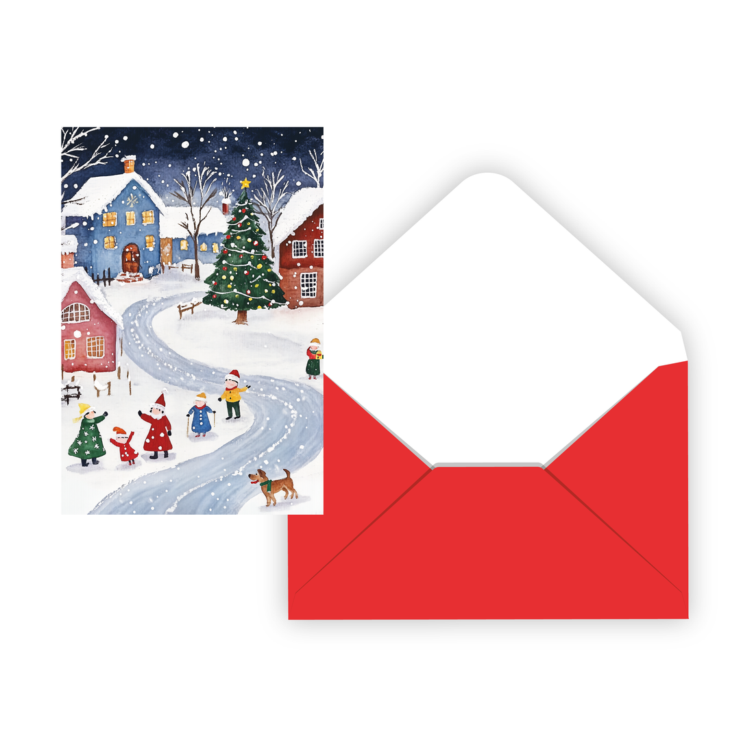 CARTES NOËL SIGNATURE - IDV- NUIT MAGIQUE D'HIVER - PBI AUTRES