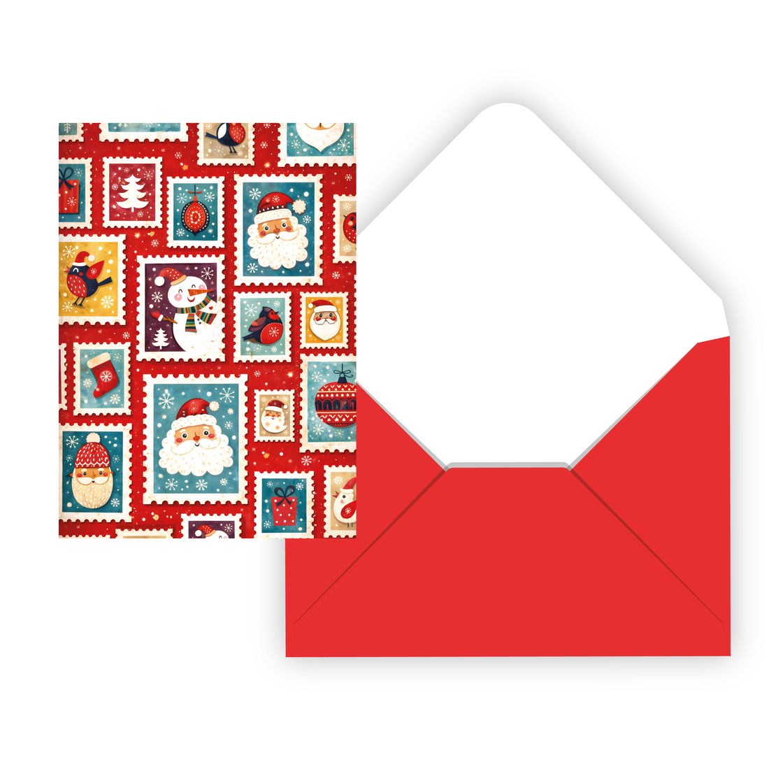 CARTE NOËL IDV./ NOËL EN TIMBRES - PBI AUTRES