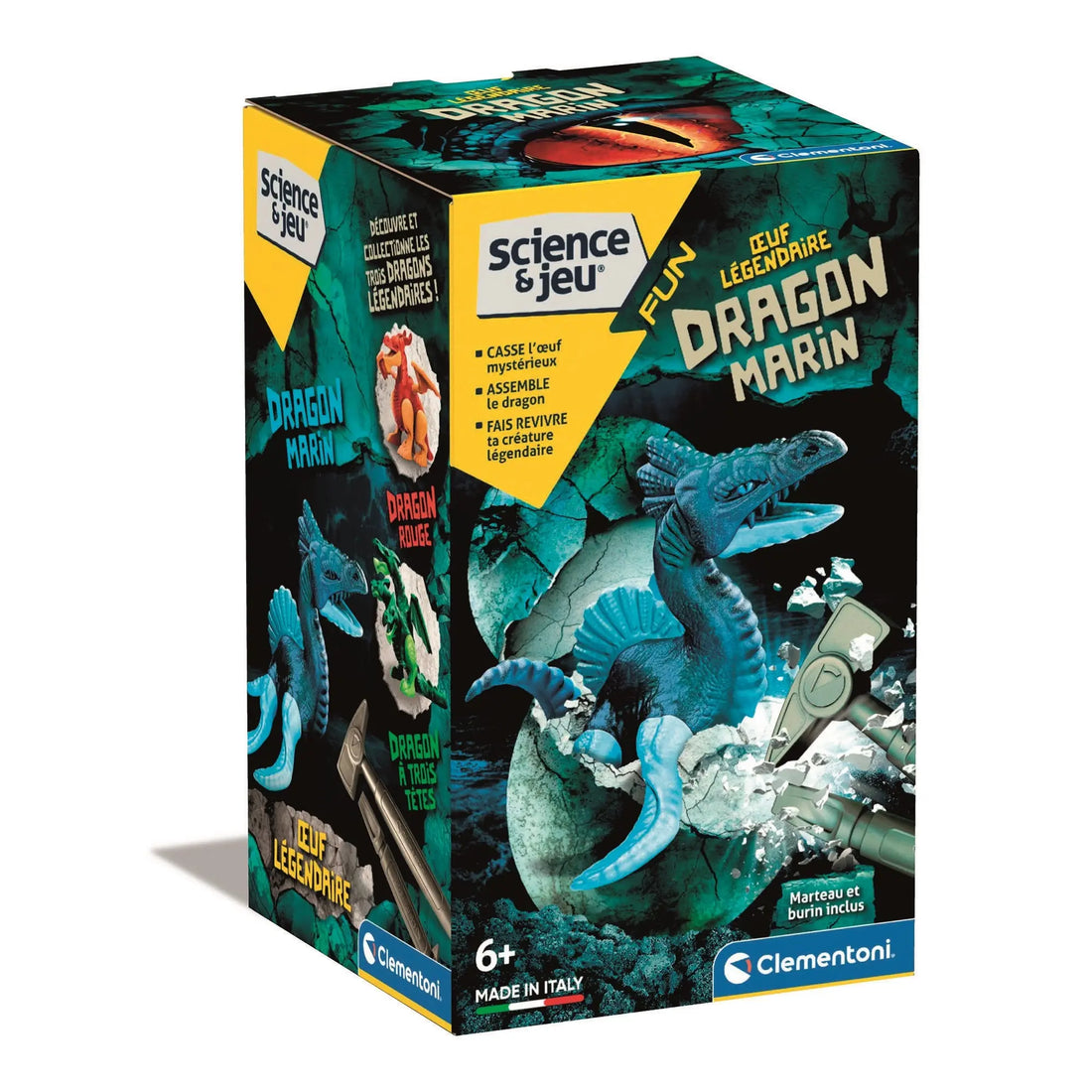 OEUF LÉGENDAIRE - DRAGON MARIN CLEMENTONI