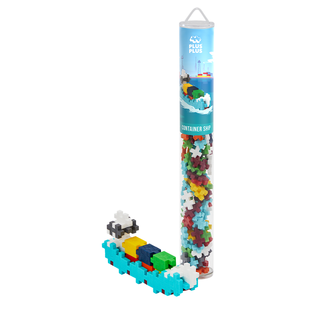 TUBE - PORTE-CONTENEUR - 70pcs PLUS PLUS