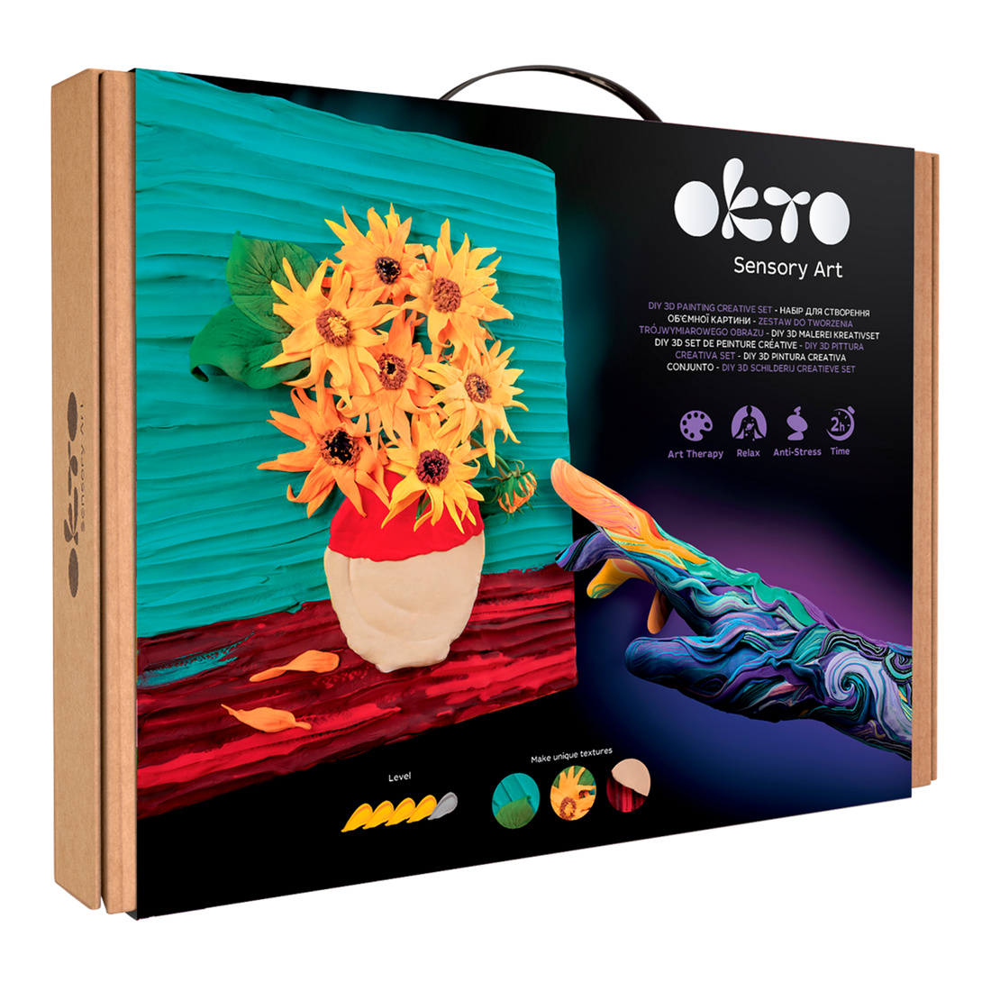 DIY 3D SET DE PEINTURE CRÉATIVE - TOURNESOLS - Pierre Belvédère