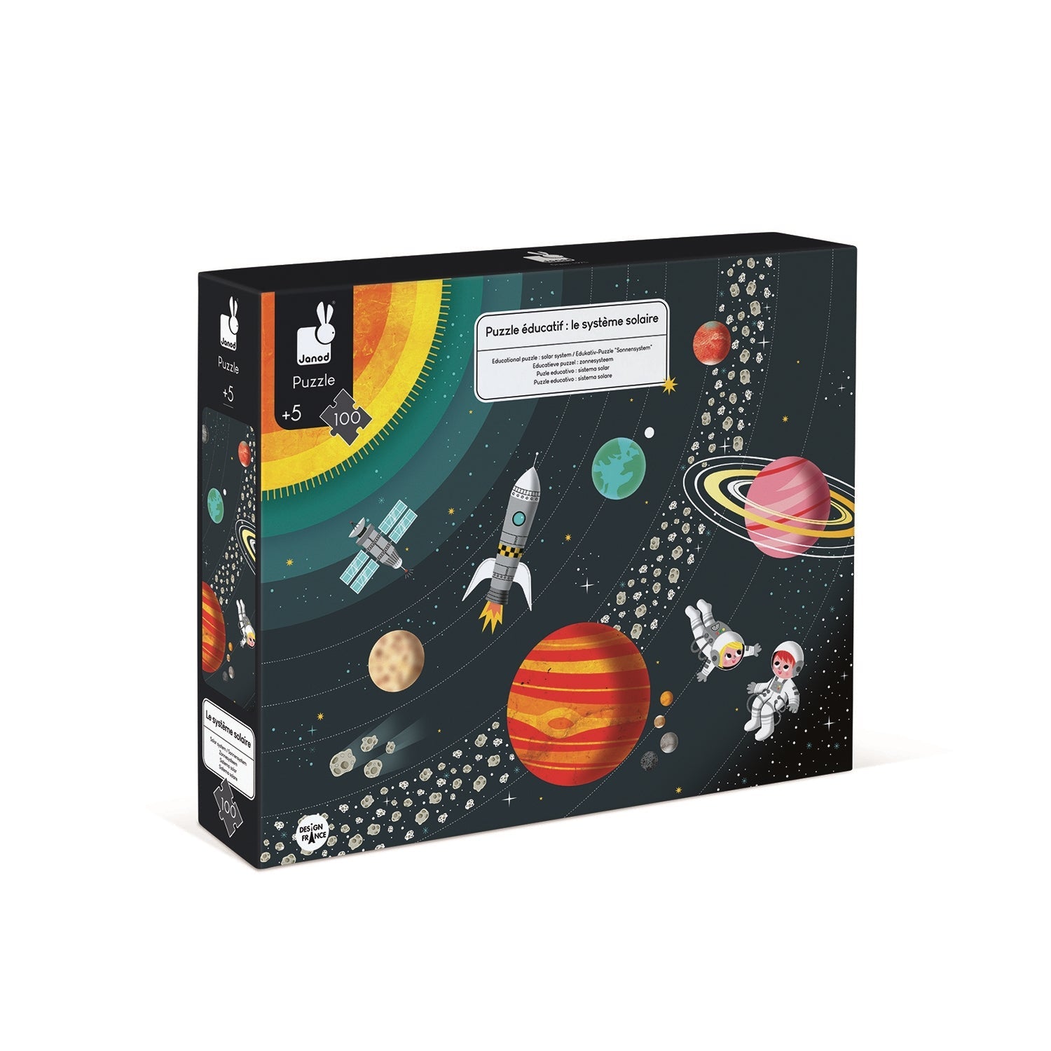 PZ100- ÉDUCATIF - SYSTÈME SOLAIRE JANOD PUZZLES