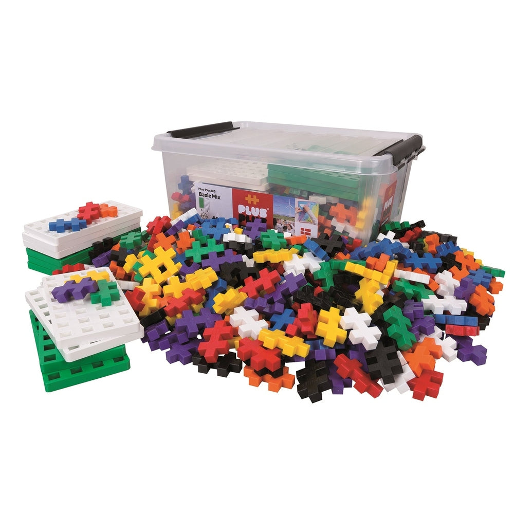 BIG - ÉDUCATIF - AVEC 10 PLAQUETTES - 400pcs PLUS PLUS