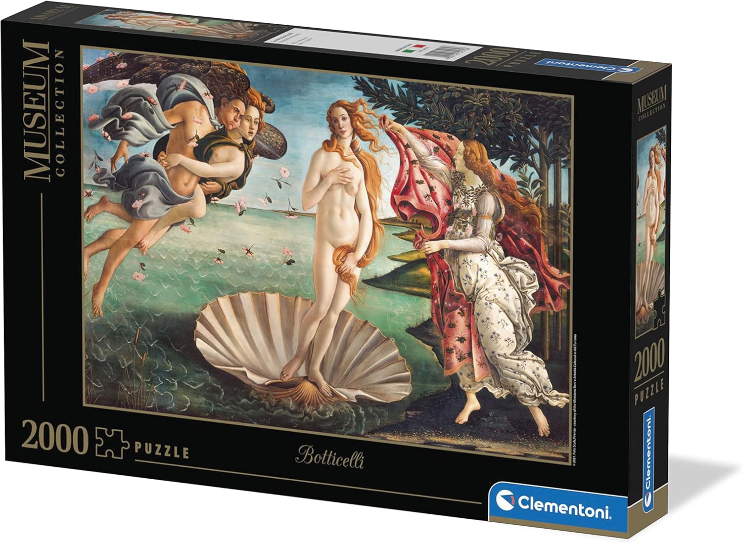PZ2000: MUSEUM: LA NAISSANCE DE VÉNUS - BOTTICELLI CLEMENTONI PUZZLES