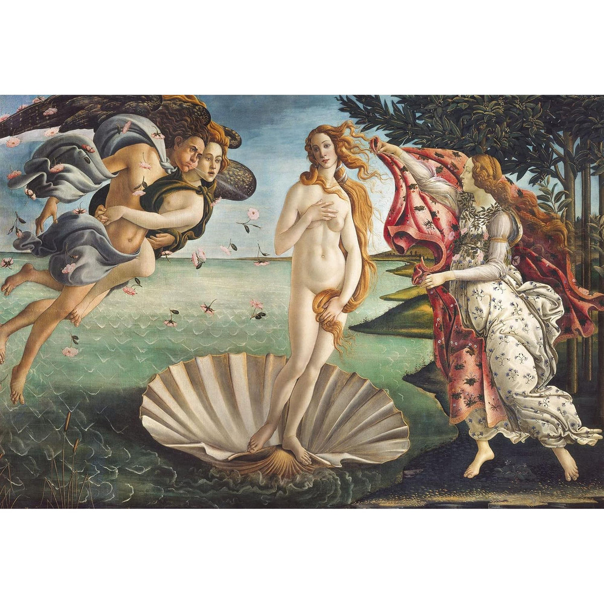 PZ2000: MUSEUM: LA NAISSANCE DE VÉNUS - BOTTICELLI CLEMENTONI PUZZLES