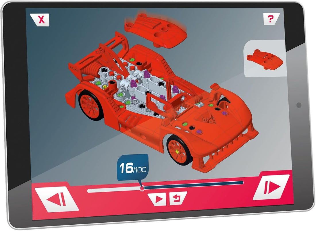 SCIENCE & JEU: ATELIER MÉCANIQUE - VOITURE LE MANS CLEMENTONI