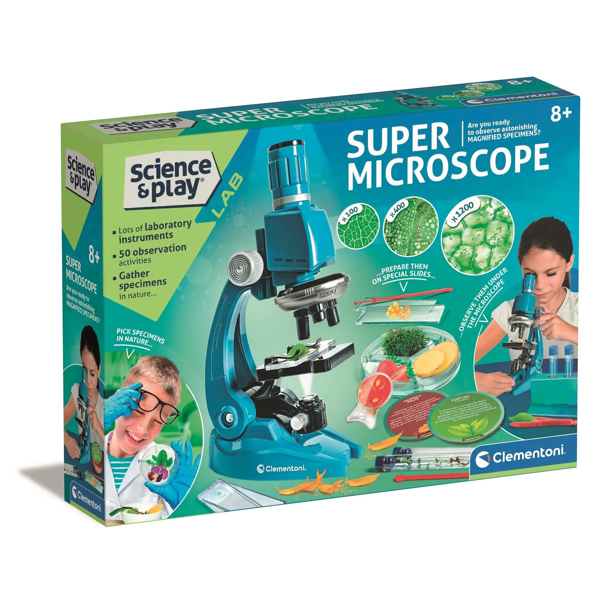 SUPER MICROSCOPE 1200 (ENG) CLEMENTONI