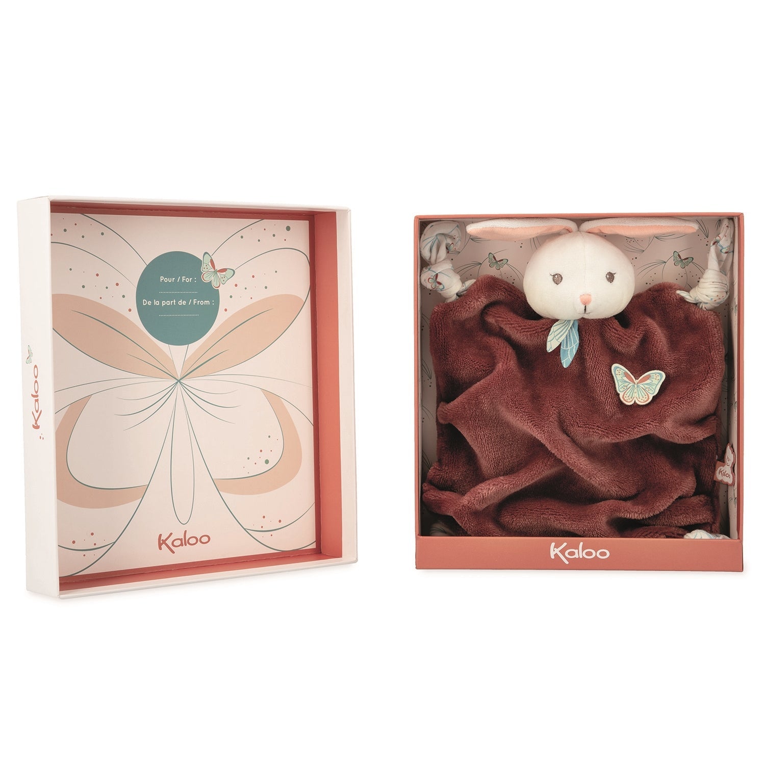PLUME - DOUDOU LAPIN CANNELLE  - 26 CM KALOO