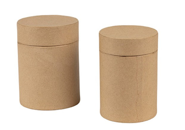 Assortiment de 2 boîtes à thé 10x10x13cm DECOPATCH