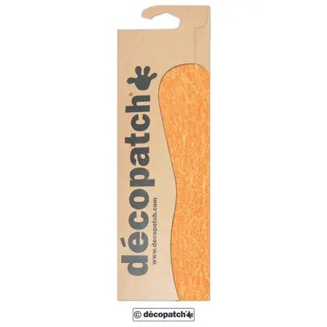 Craquelures Orange  3 Feuilles DECOPATCH