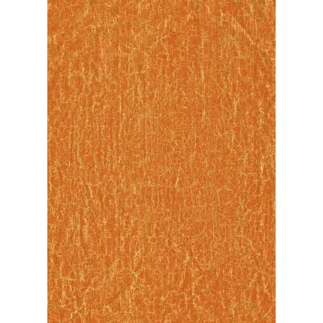 Craquelures Orange  3 Feuilles DECOPATCH