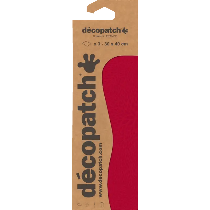 Rouge 3 Feuilles DECOPATCH