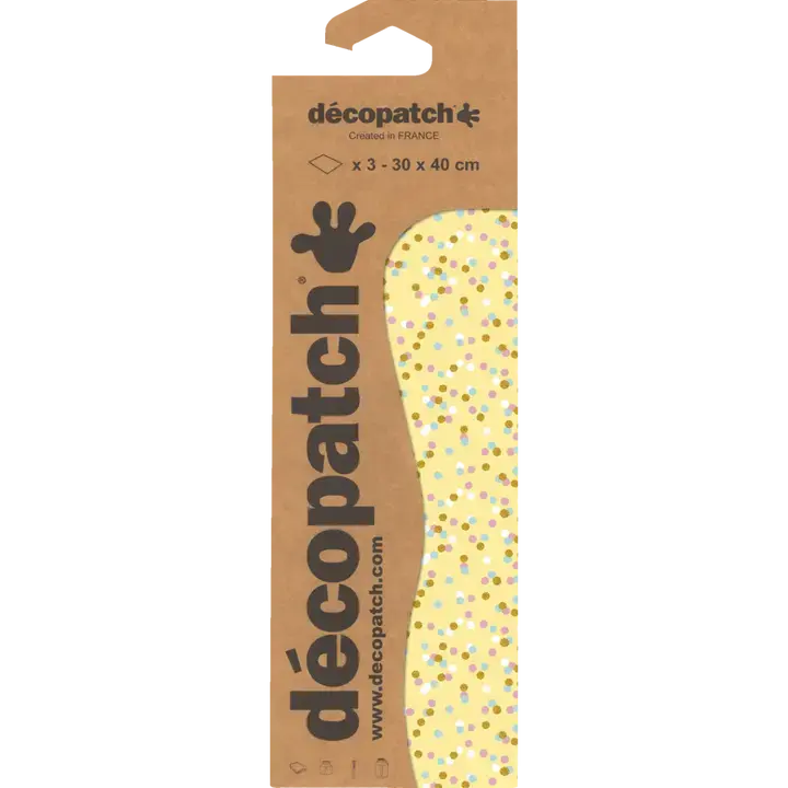 Jaunes, Petits Pois 3 Feuilles DECOPATCH
