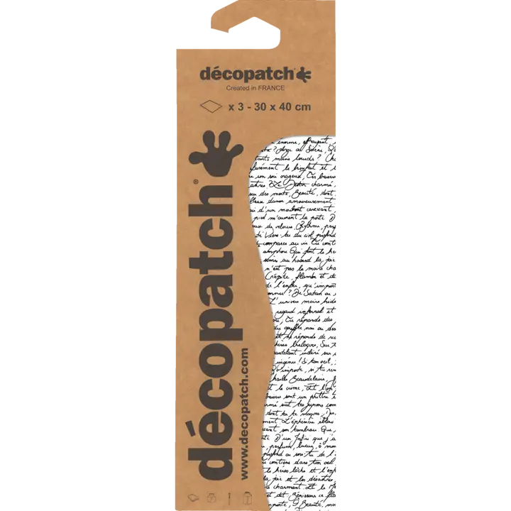 Ecrire 3 Feuilles DECOPATCH