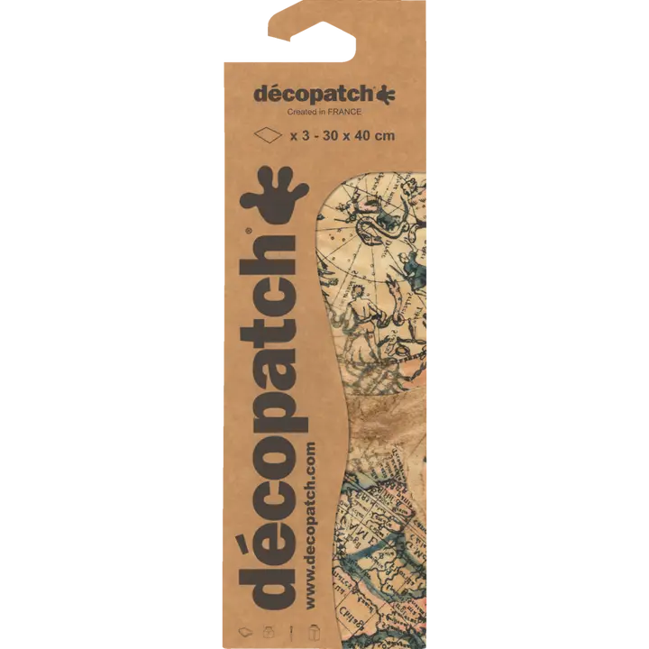 Cartes anciennes, ``3 feuilles`` DECOPATCH