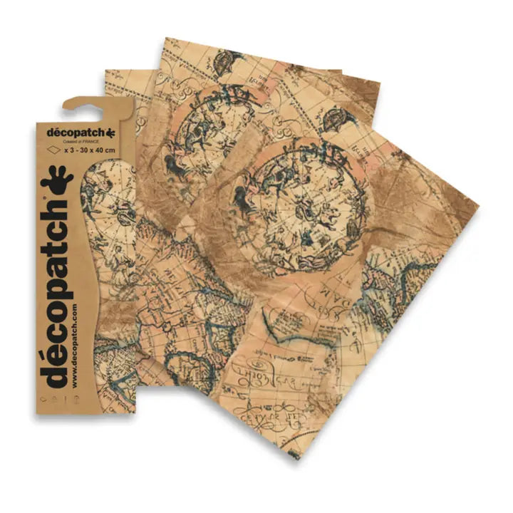 Cartes anciennes, ``3 feuilles`` DECOPATCH