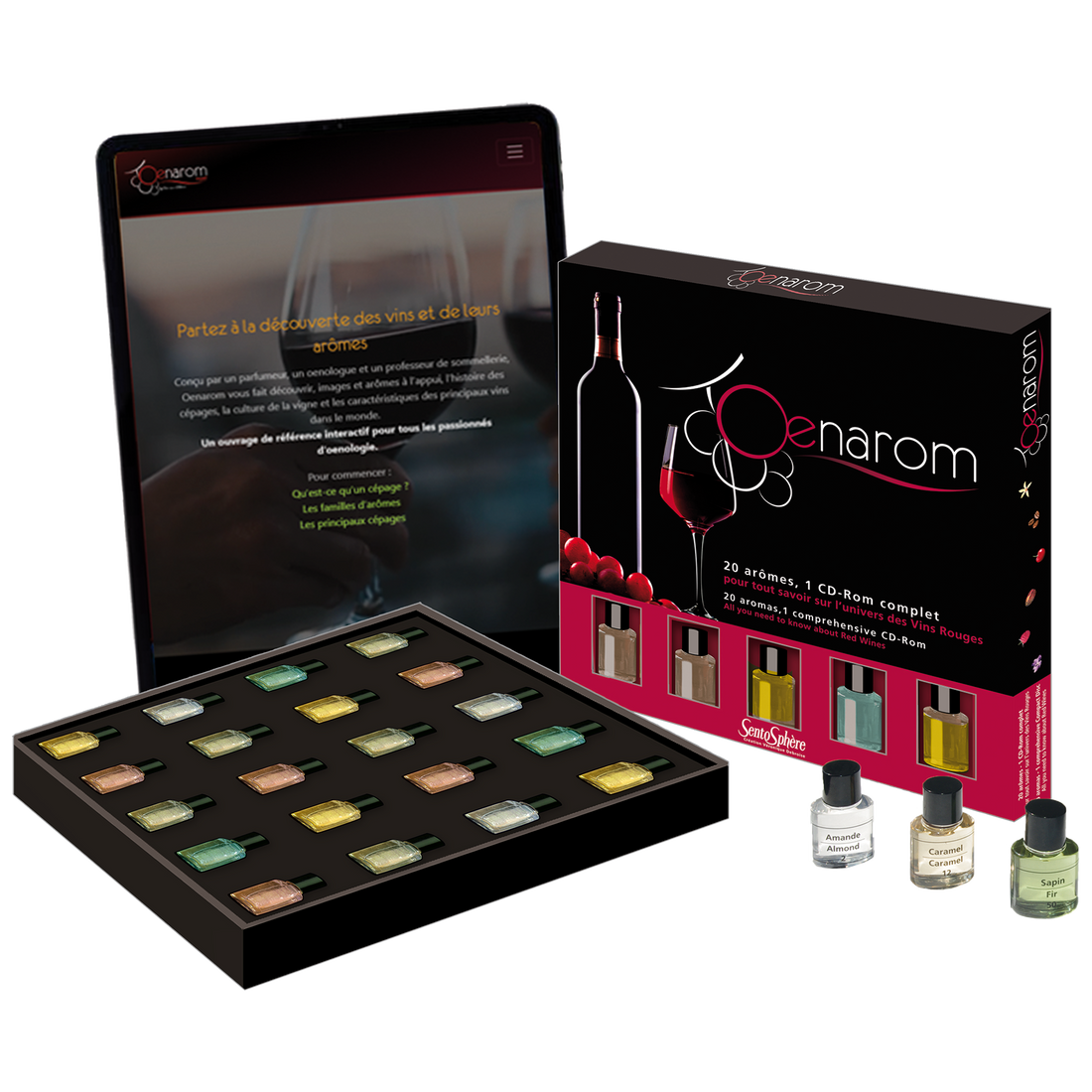 COFFRET OENOLOGIE 20 ARÔMES SENTOSPHERE