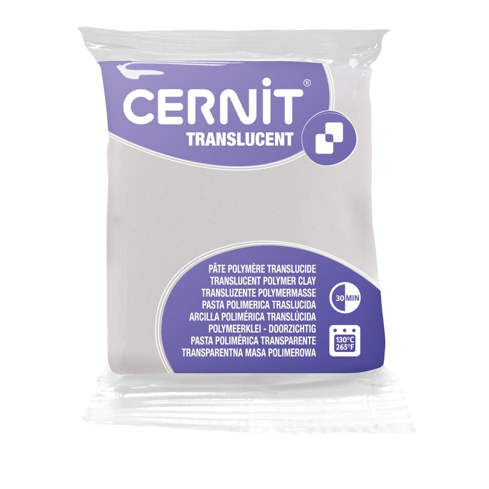 Cernit Translucide 56 G Pailleté Blanc CERNIT