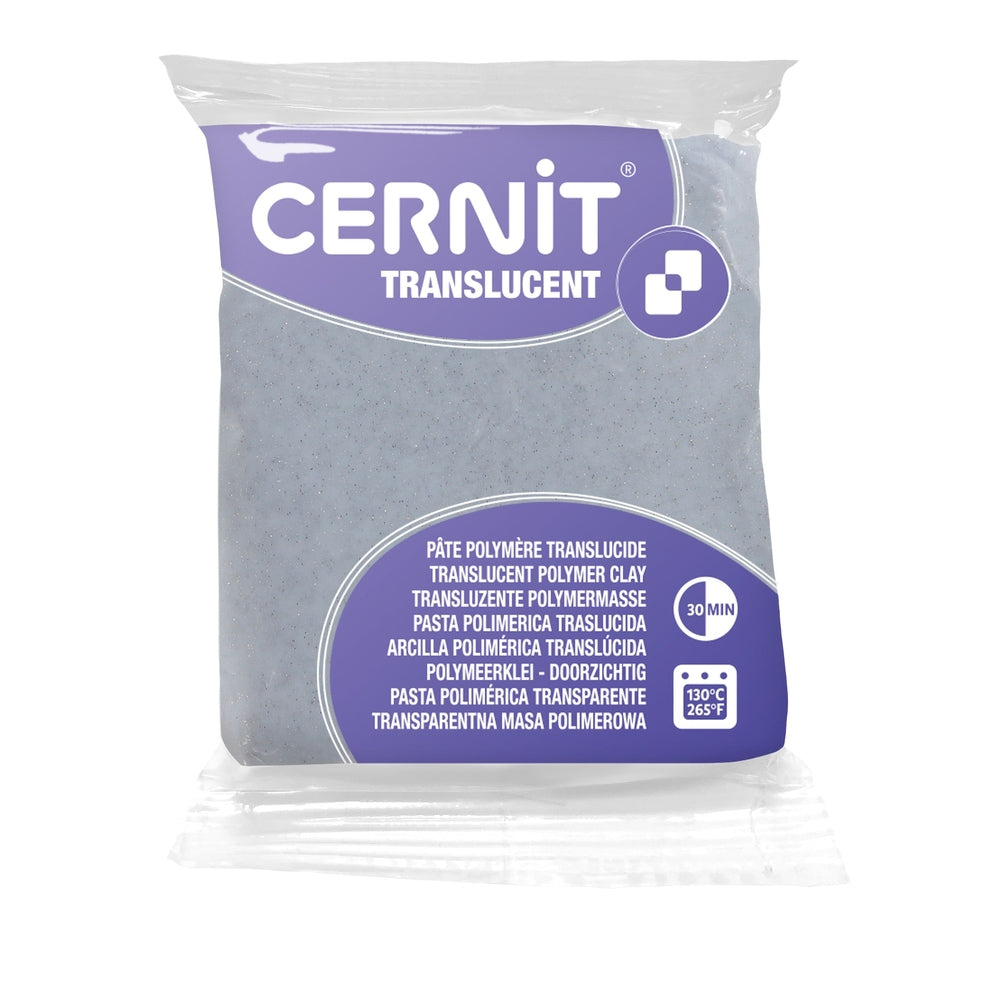 Cernit Translucide 56 G Argent Pailleté CERNIT