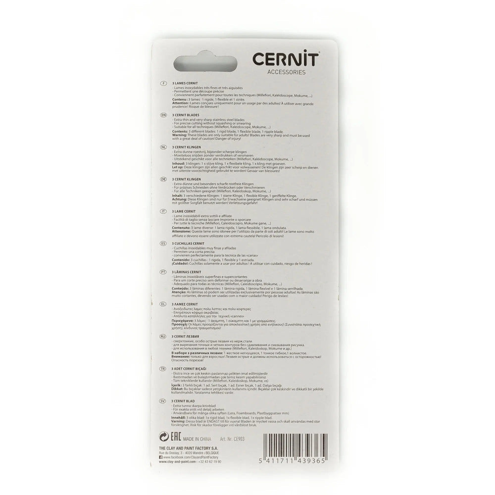 Ensemble de trancheuses Cernit CERNIT