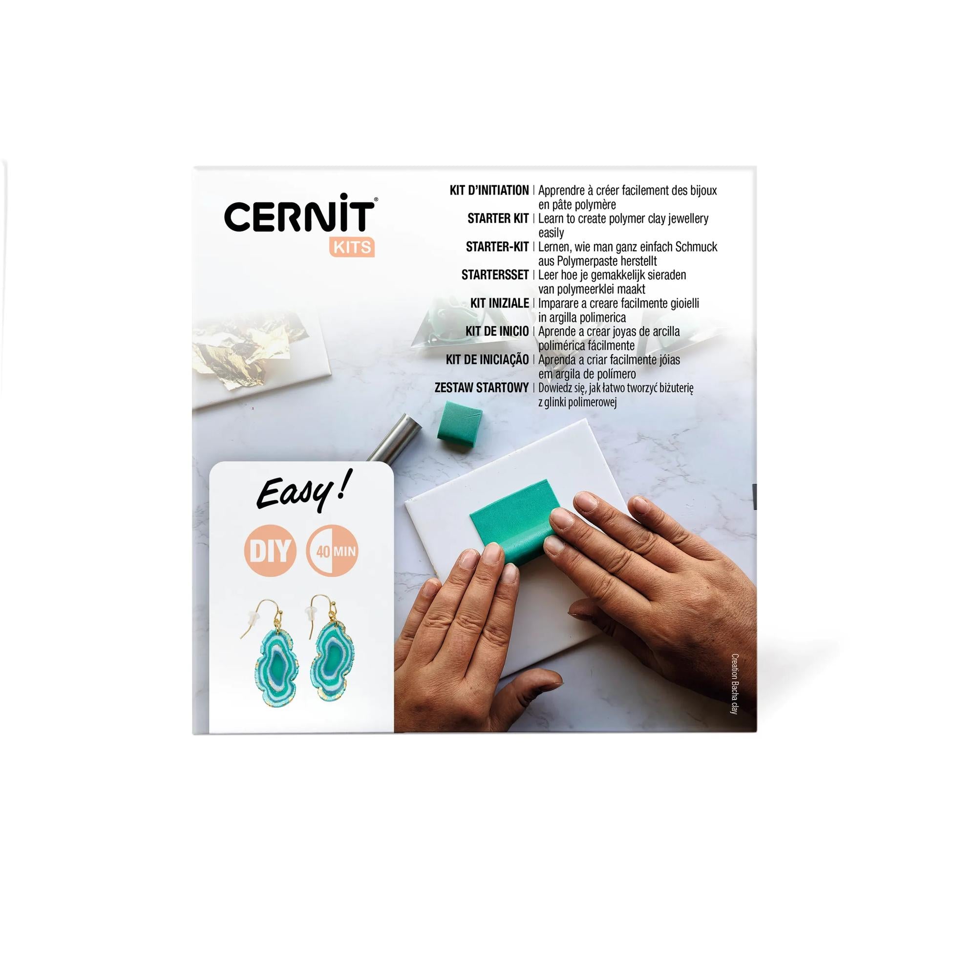 Kit d'iniation à la pâte polymère Bijoux CERNIT