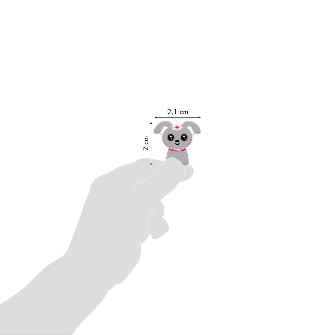 Autocollants Cooky Petits chiens 36 gomettes
