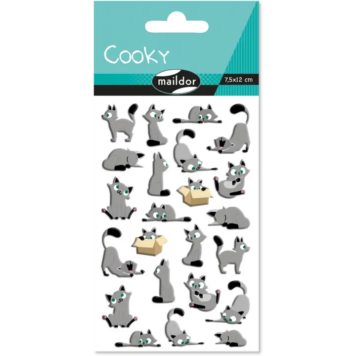 Autocollants  Cooky Petits Chats MAILDOR