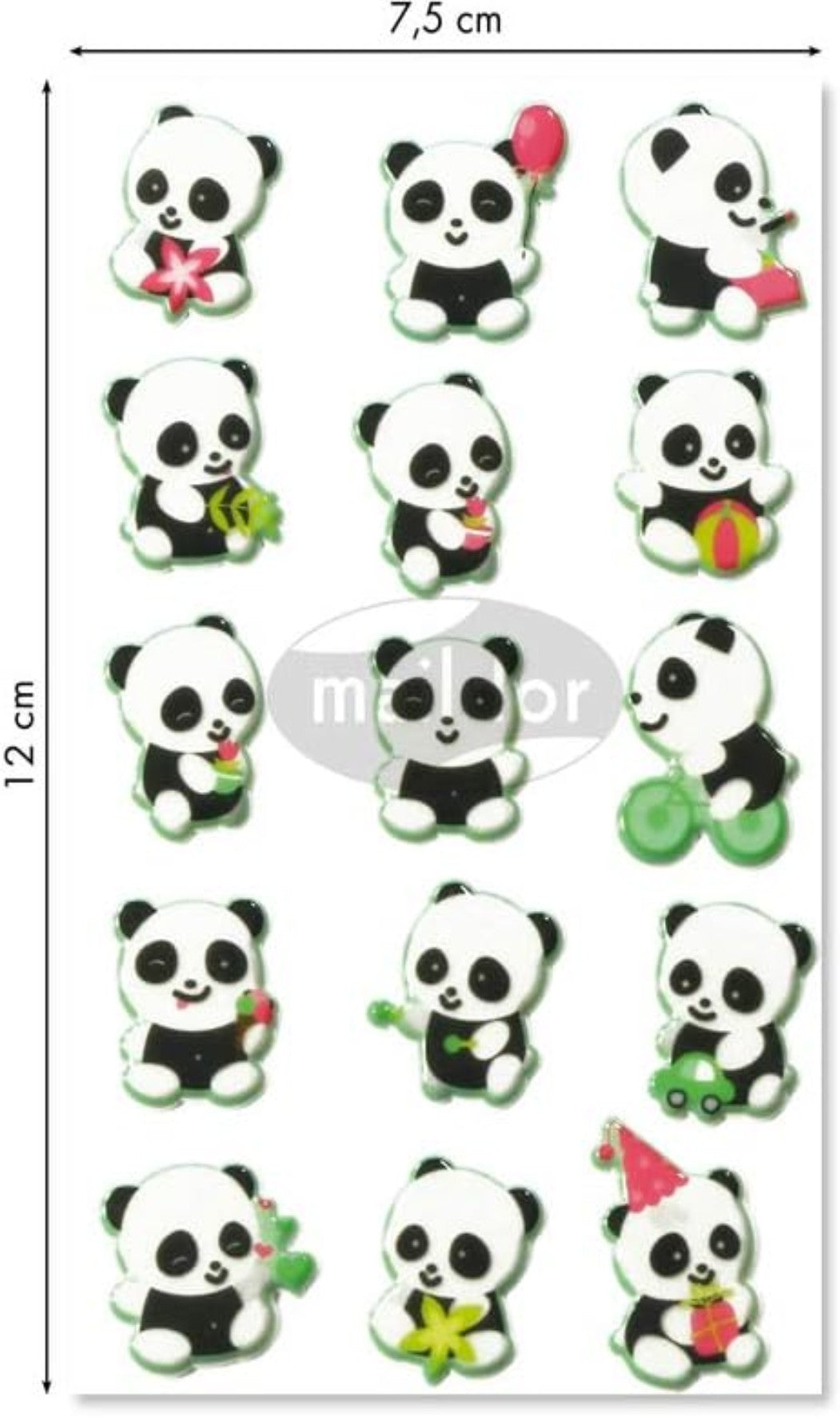 Autocollants  Cooky Panda MAILDOR