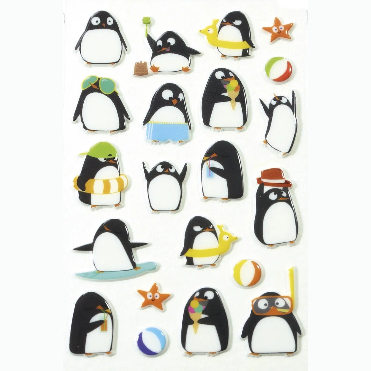 Autocollants  Cooky Pingouins MAILDOR