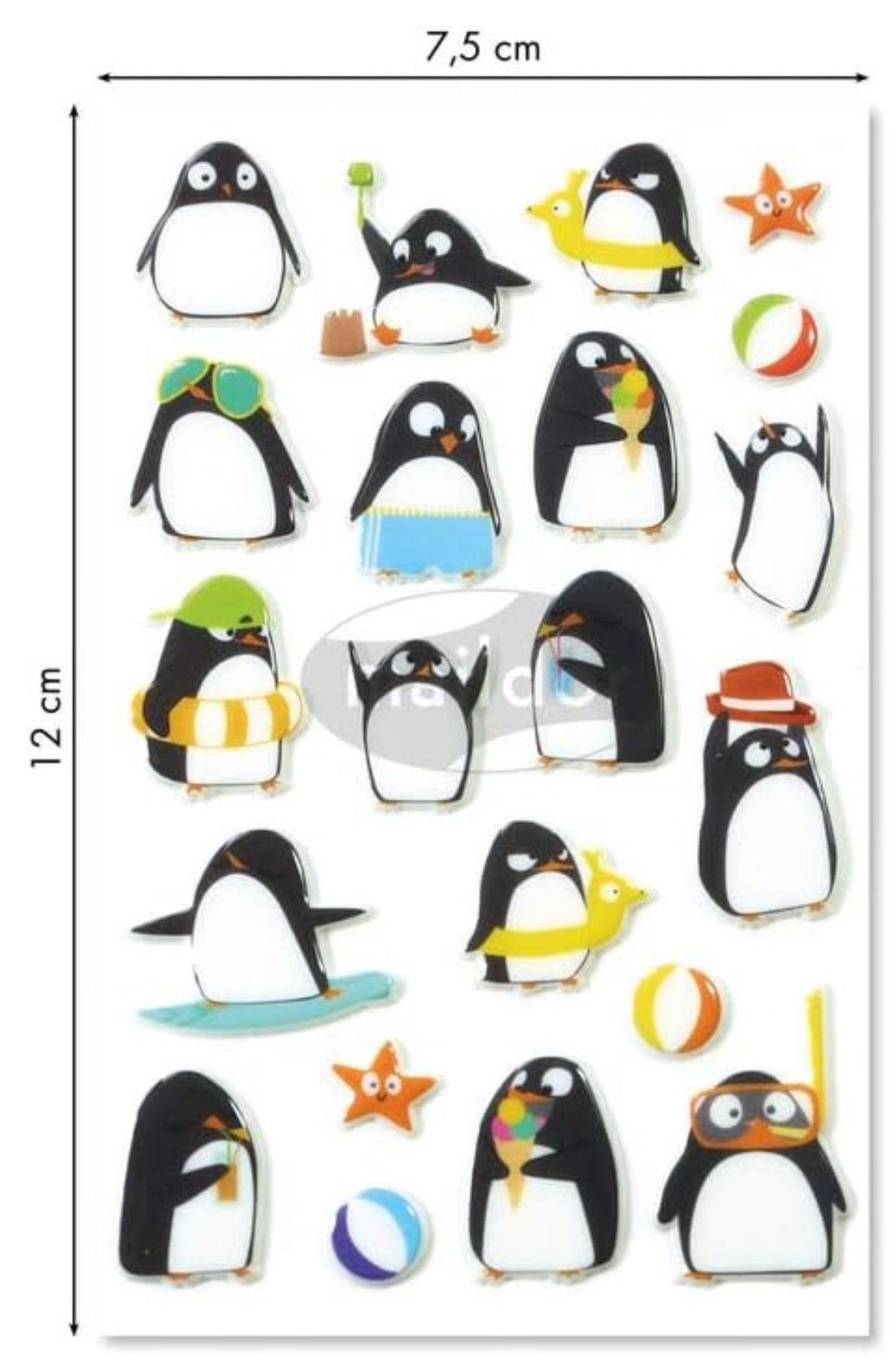 Autocollants  Cooky Pingouins MAILDOR