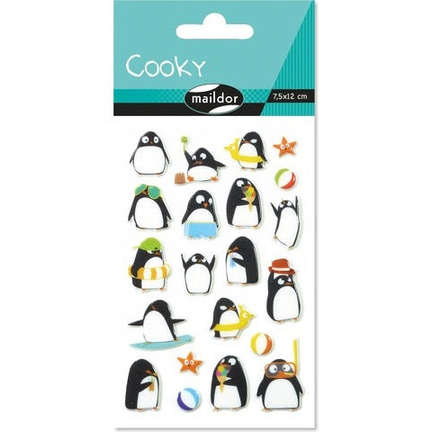 Autocollants  Cooky Pingouins MAILDOR