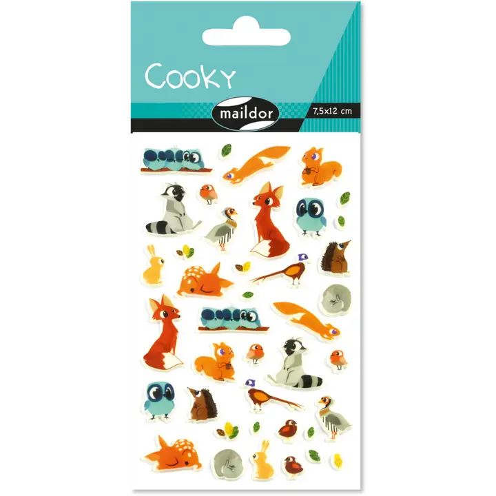 Autocollants  Cooky Animaux De La Forêt MAILDOR