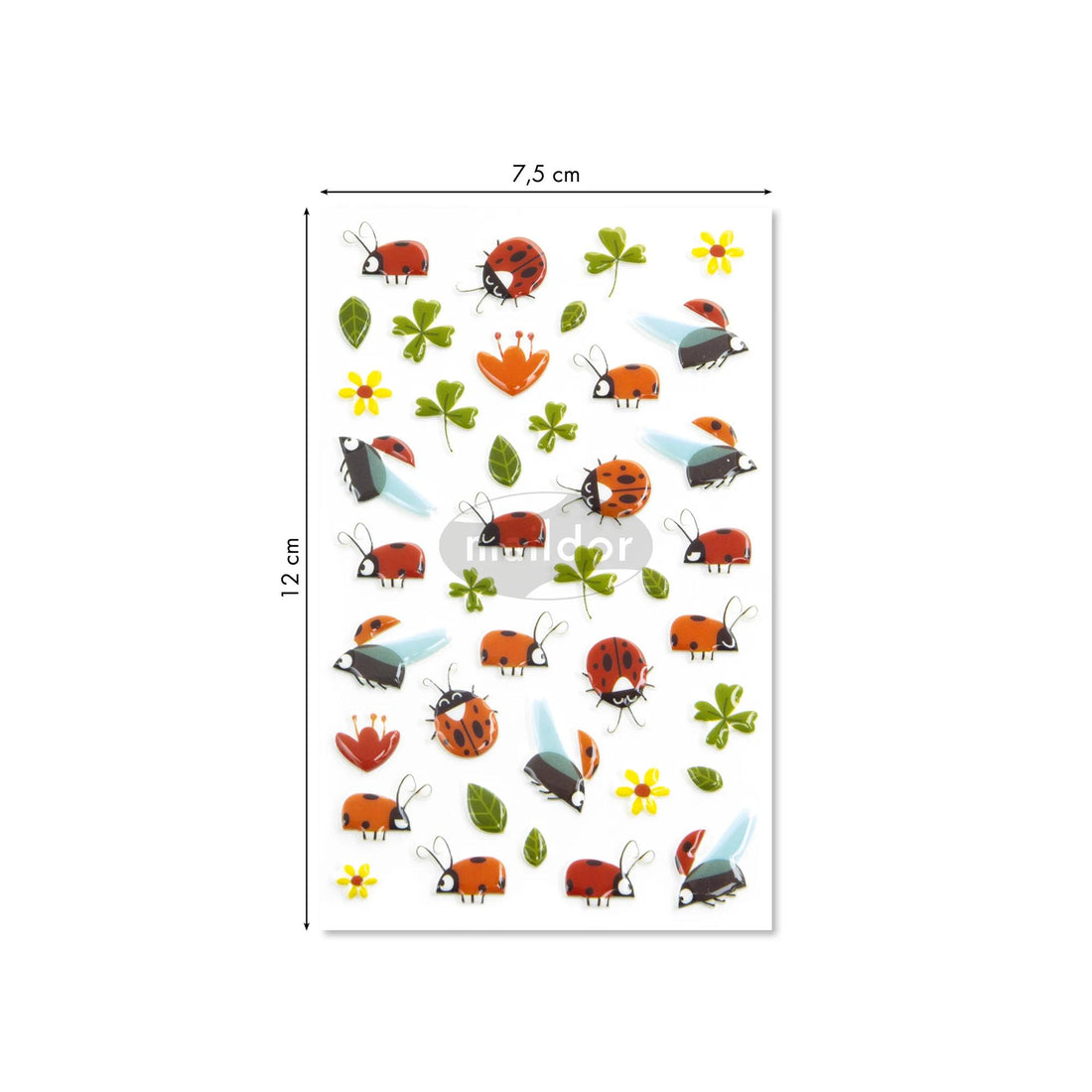 Cooky Stickers Clovers & Ladybugs 40 stickers