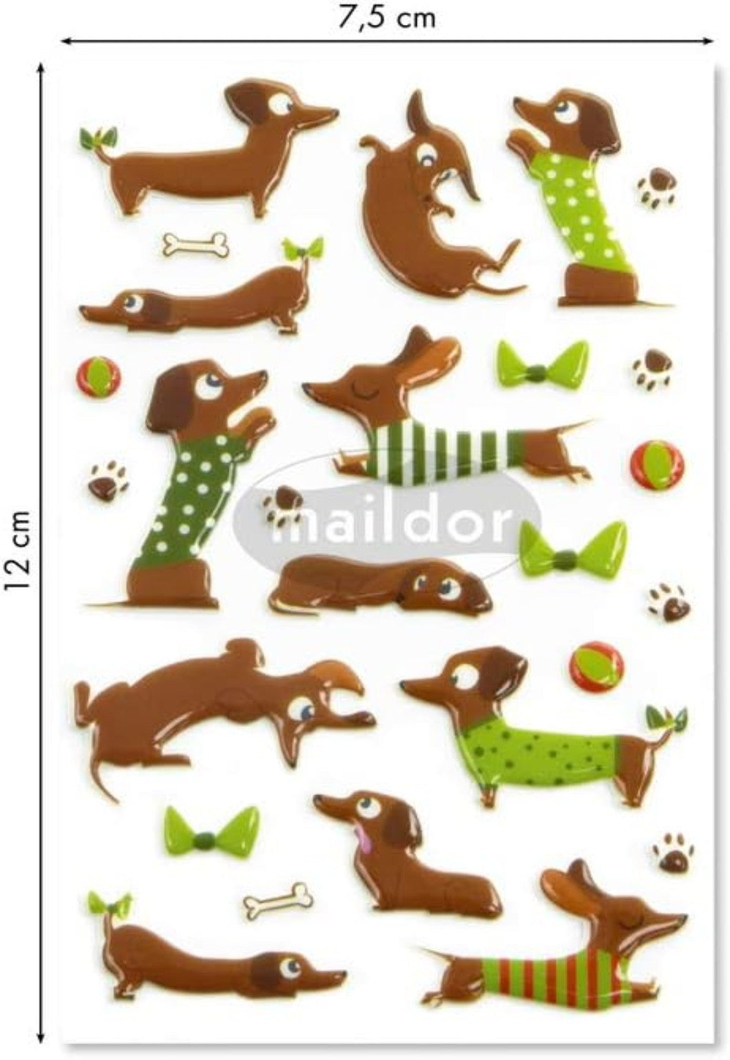 Autocollants  Cooky Teckels MAILDOR