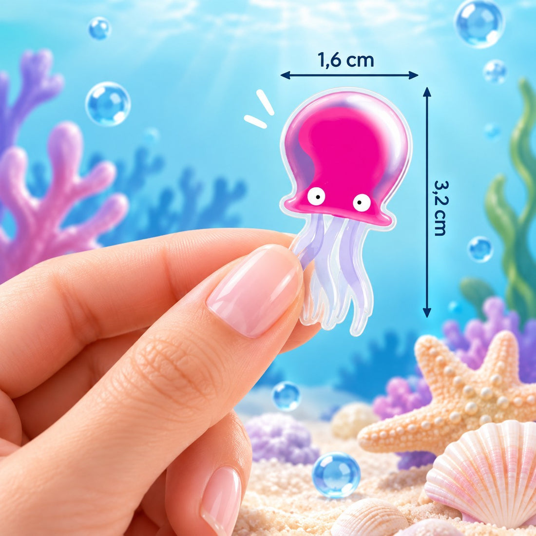Autocollants Cooky Méduses 31 gommettes - MAILDOR