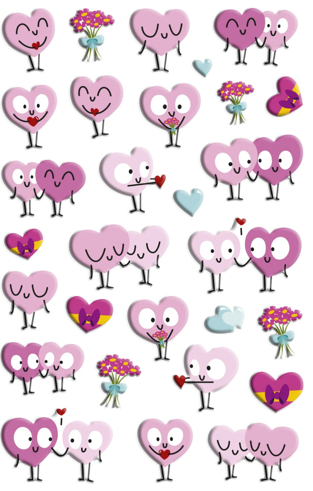 Autocollants  Cooky Coeurs MAILDOR