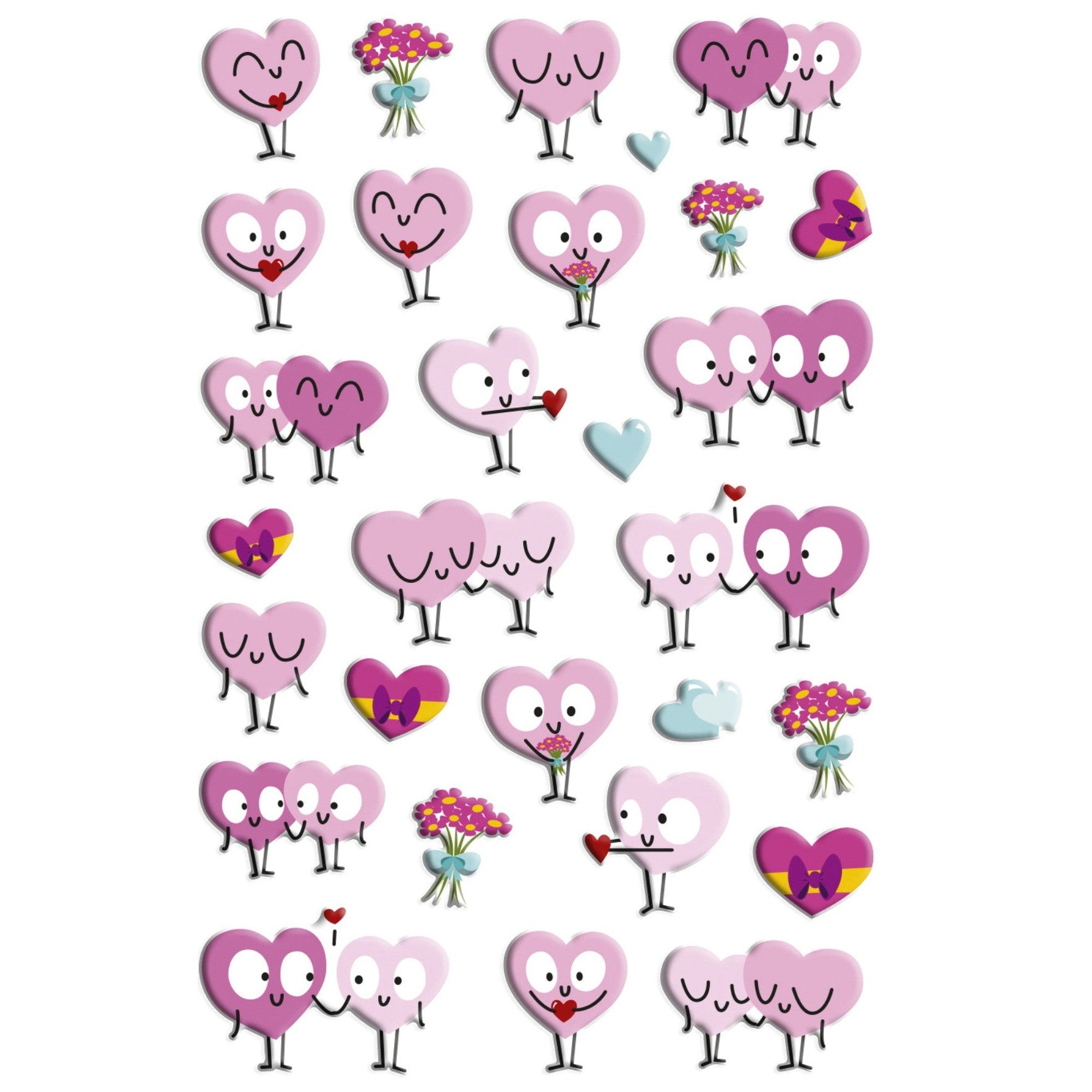 Autocollants  Cooky Coeurs MAILDOR