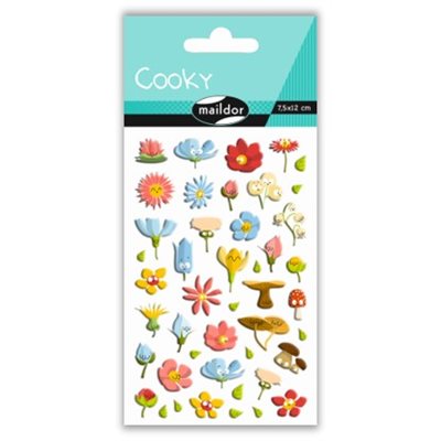 Autocollants  Cooky  Flowers MAILDOR