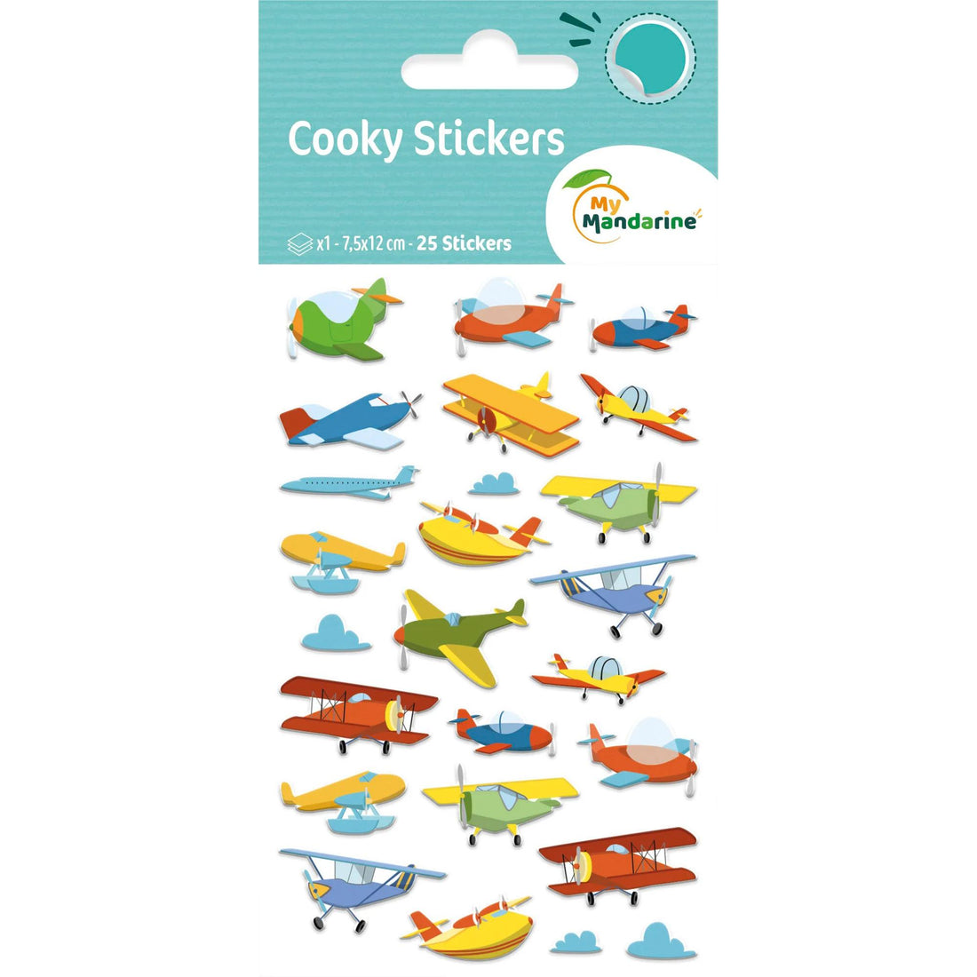Cooky Stickers Planes 25 Stickers