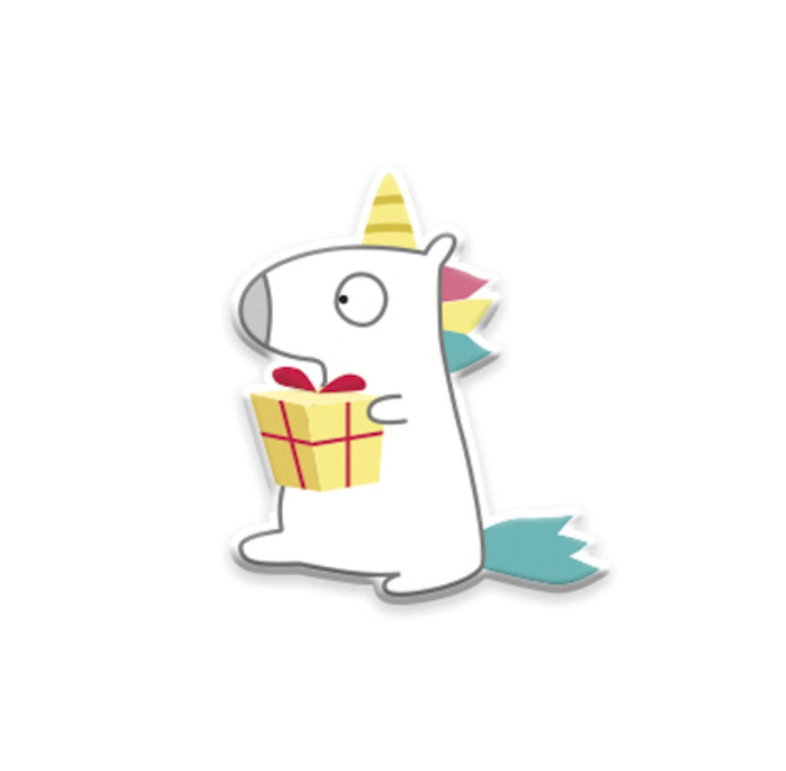 Autocollants  Cooky Licorne Anniversaire