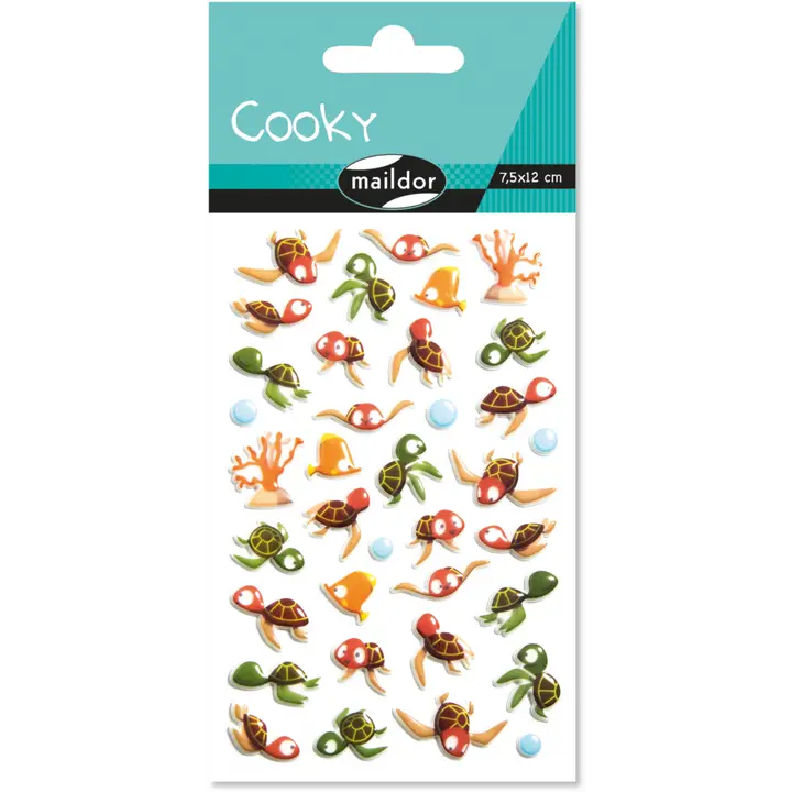 Autocollants  Cooky Tortues De Mer MAILDOR