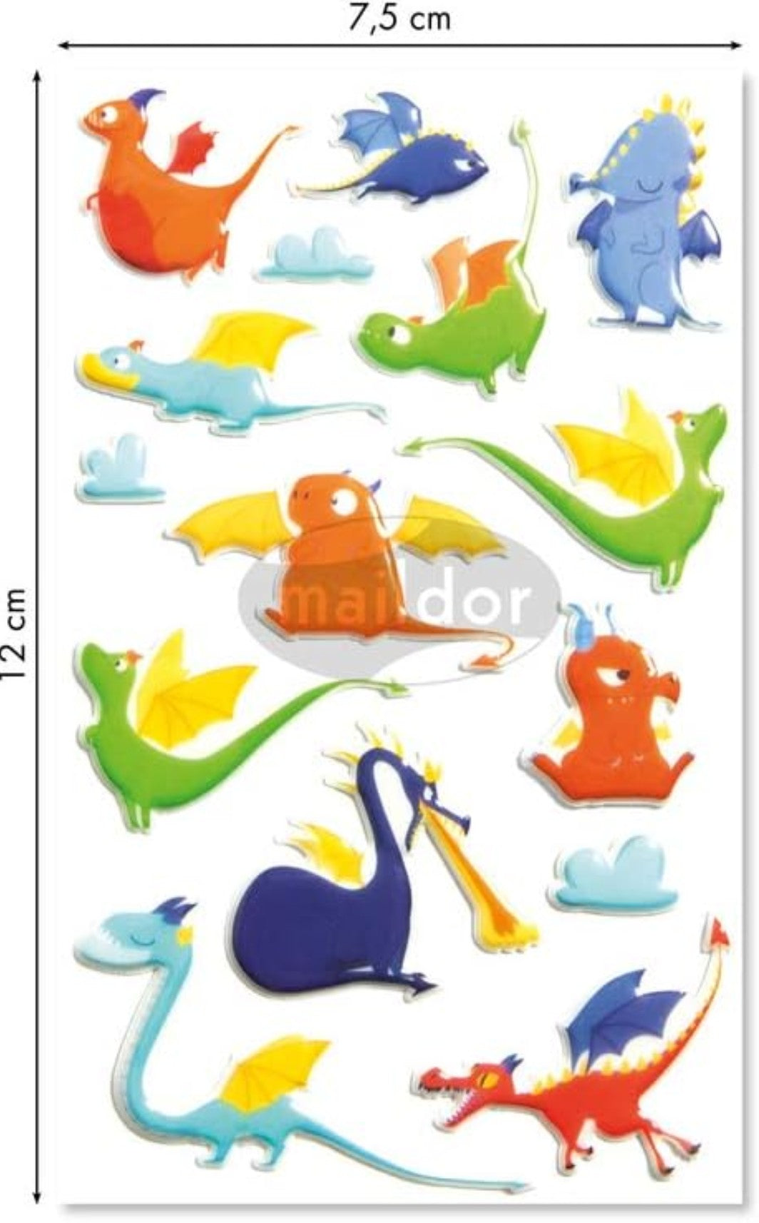 Autocollants  Cooky Dragons MAILDOR