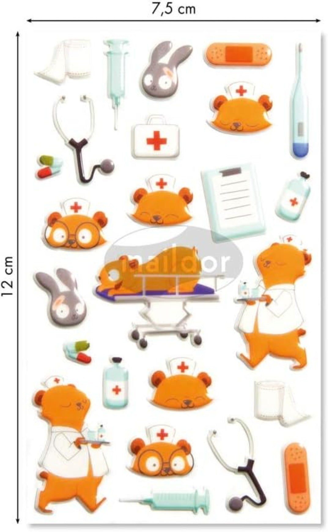 Autocollants  Cooky Infirmières MAILDOR