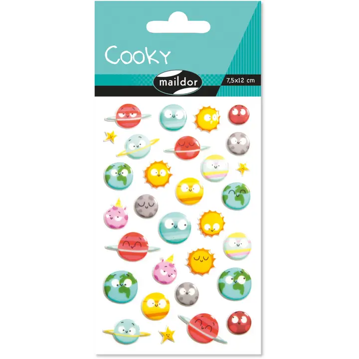 Autocollants  Cooky Planètes MAILDOR