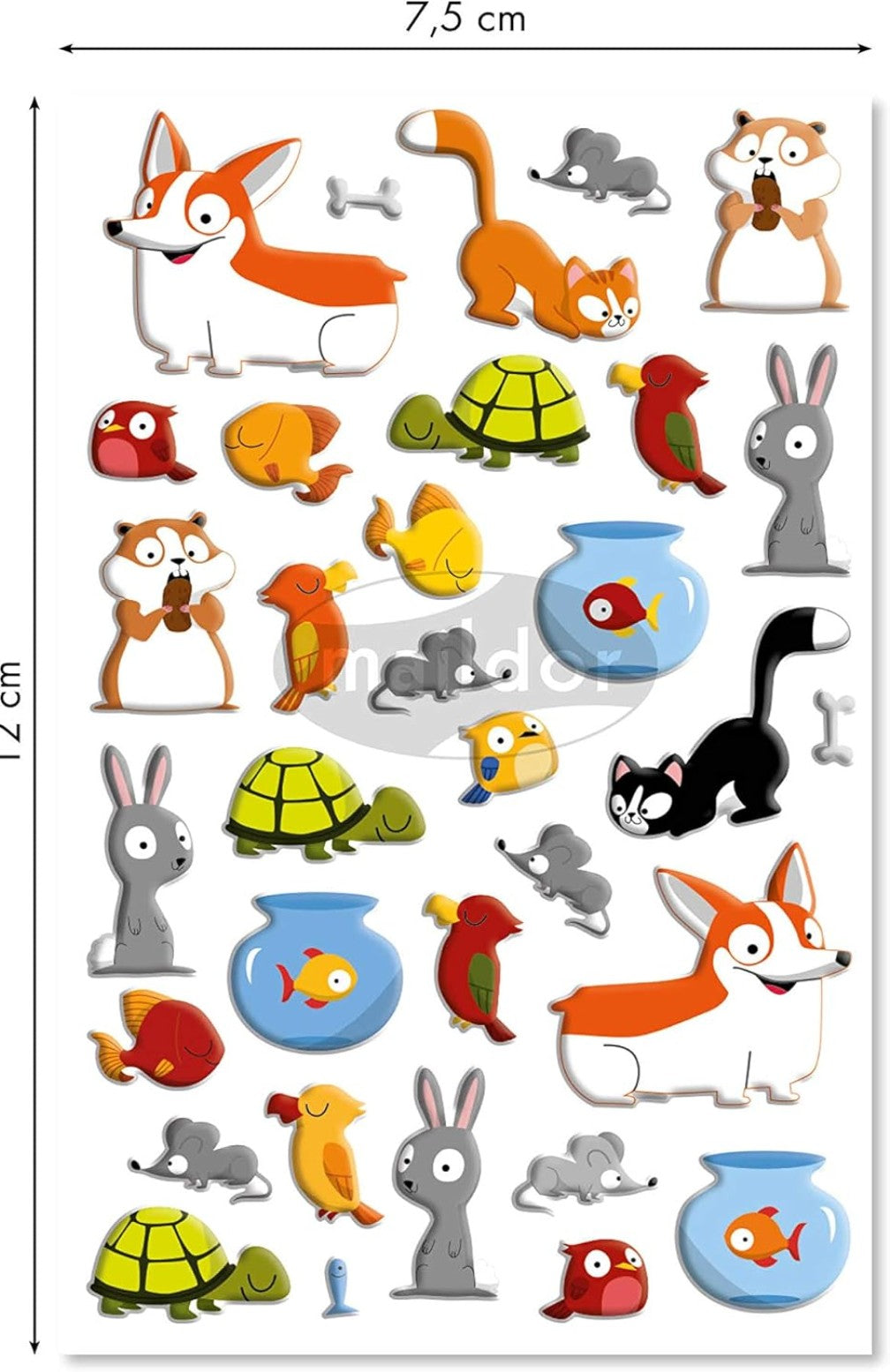 Autocollants  Cooky Animaux Domestiques MAILDOR