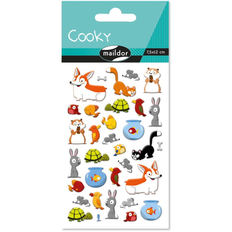 Autocollants  Cooky Animaux Domestiques MAILDOR