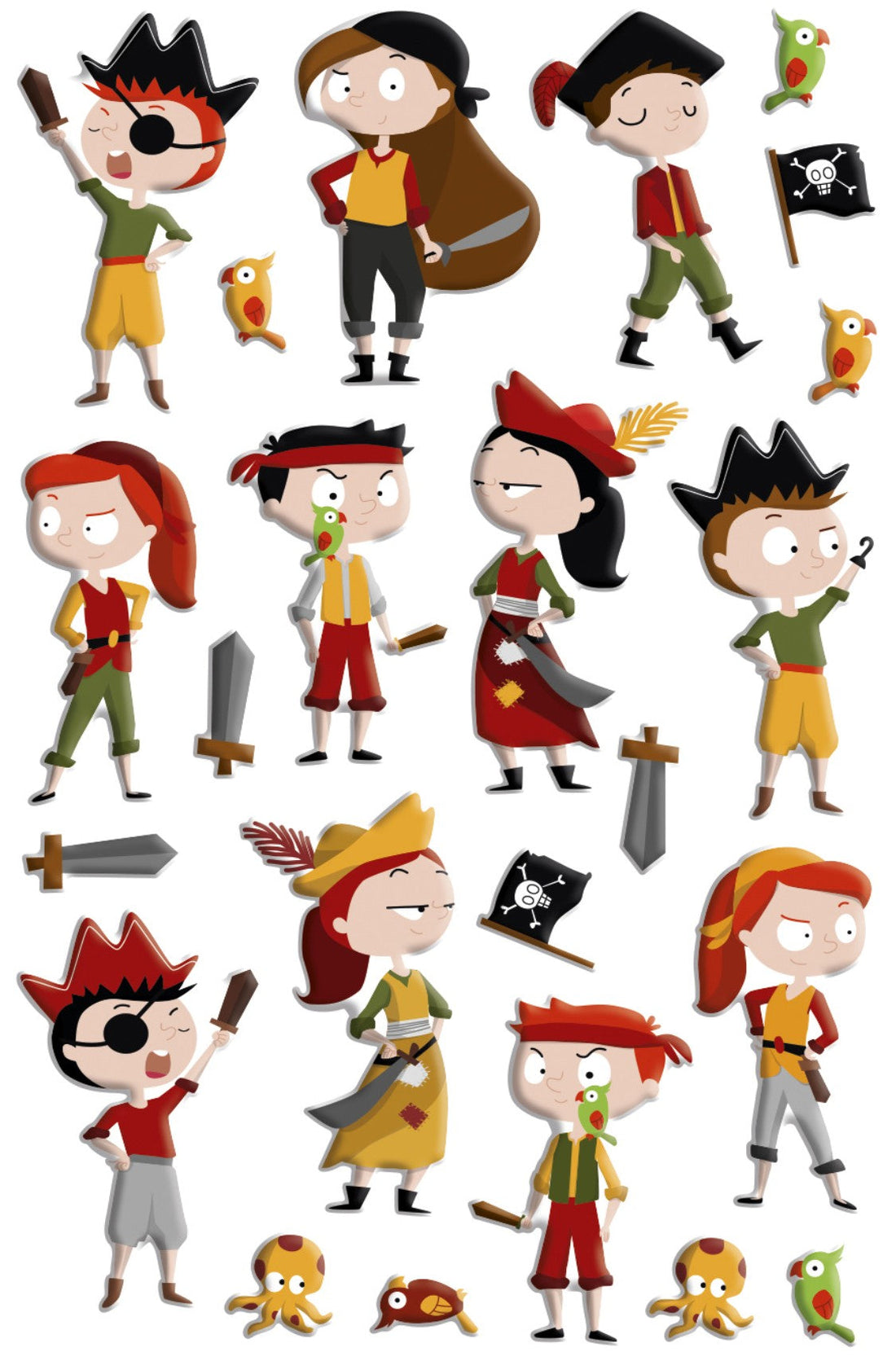 Autocollants  Cooky Pirates MAILDOR