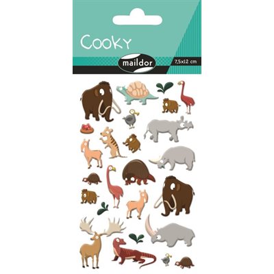 Autocollants  Cooky Préhistoire MAILDOR
