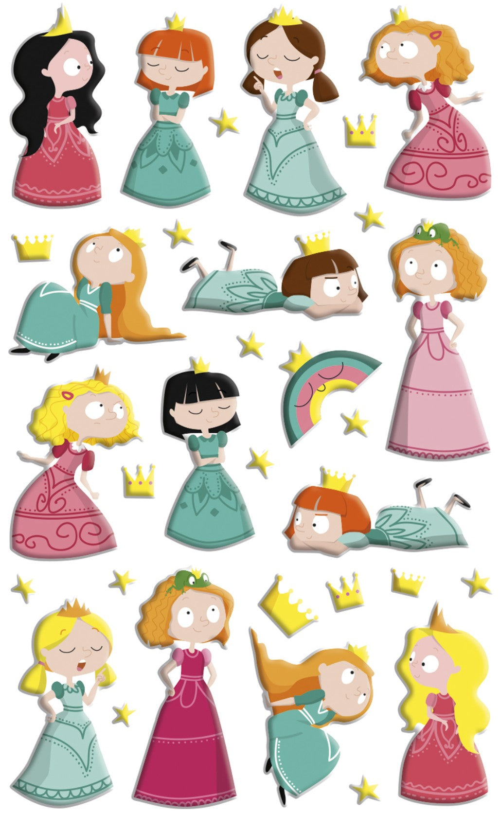 Autocollants  Cooky Princesses MAILDOR
