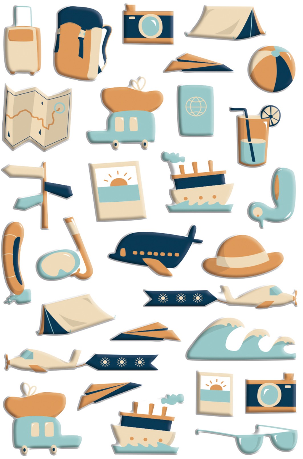 Autocollants  Cooky Voyages MAILDOR